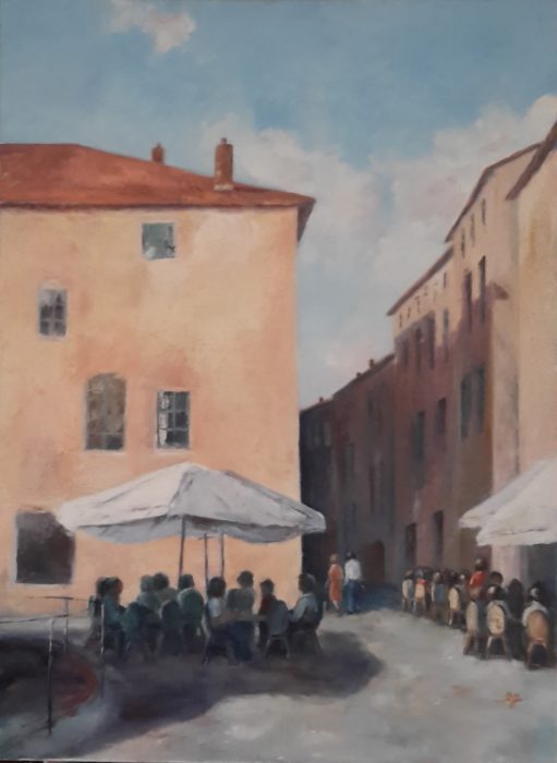 Place du temple à Vienne